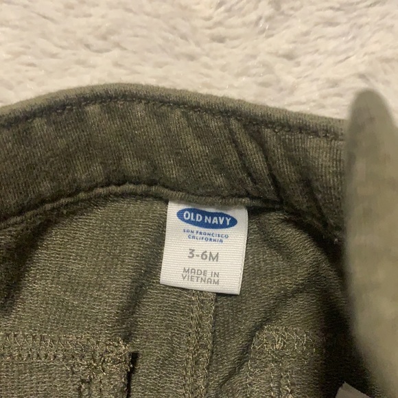 (3for $10) old navy green tie pants - Picture 4 of 4